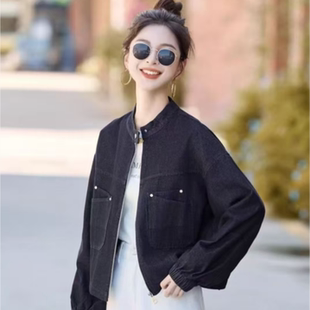 休闲百搭牛仔短外套 简约设计时尚 春秋新款 2280