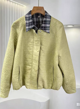 W911 春秋款韩版时尚休闲撞色百搭短款外套JR