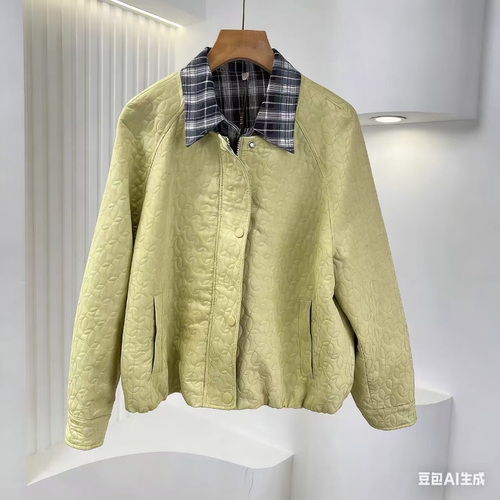 W911 春秋款韩版时尚休闲撞色百搭短款外套JR