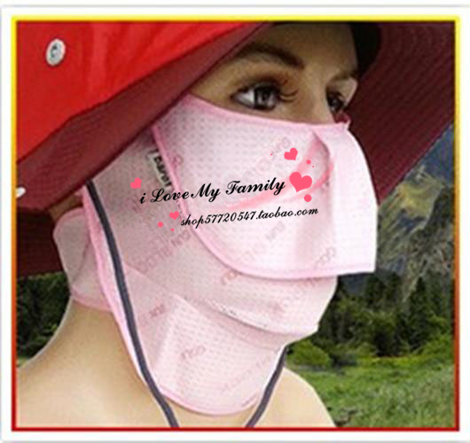 韩国夏季户外防晒面罩透气口罩