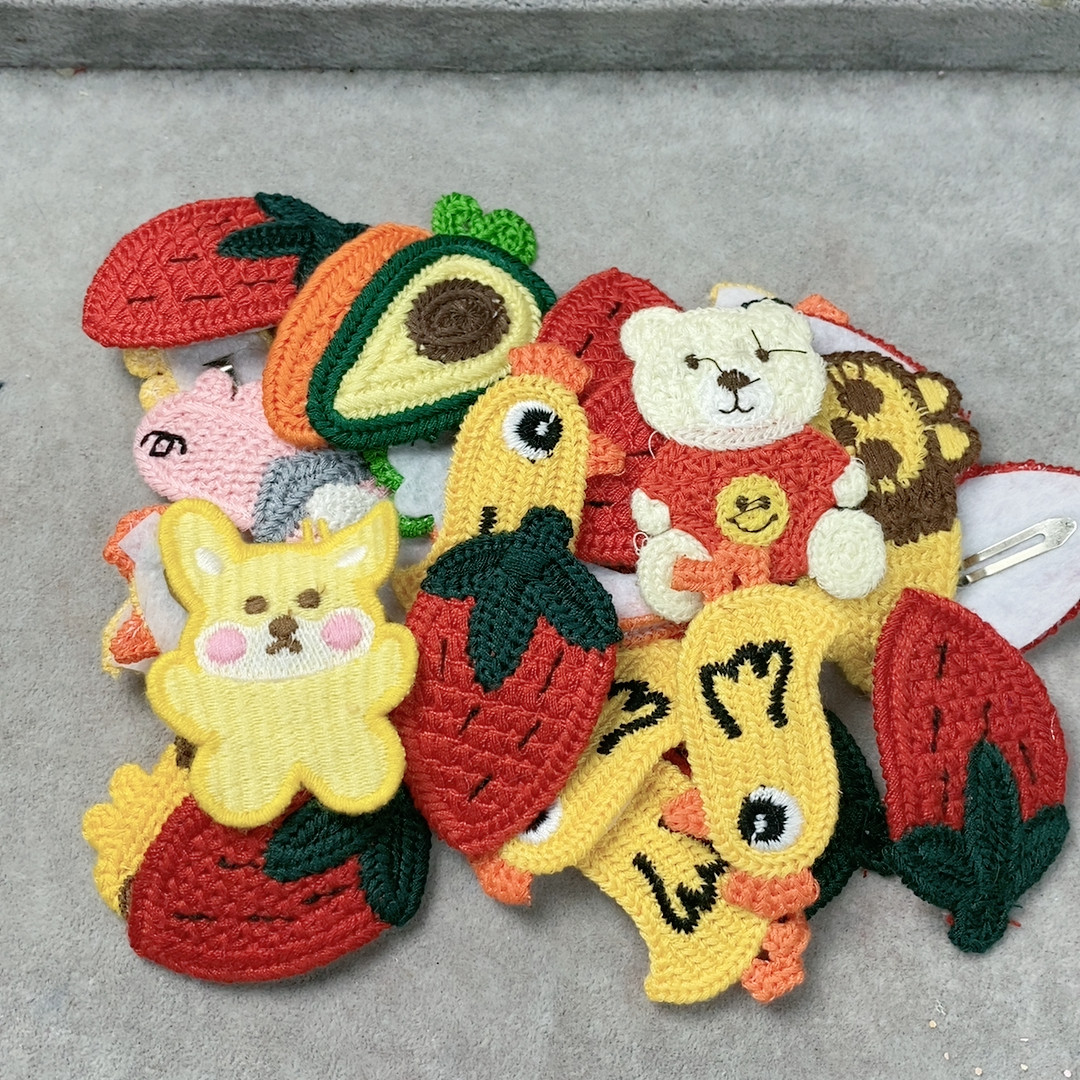 475号23个钩织拜拜夹,饰品/流行首饰/时尚饰品新,胸针,淘宝优惠券,粉丝福利购,淘宝优惠卷