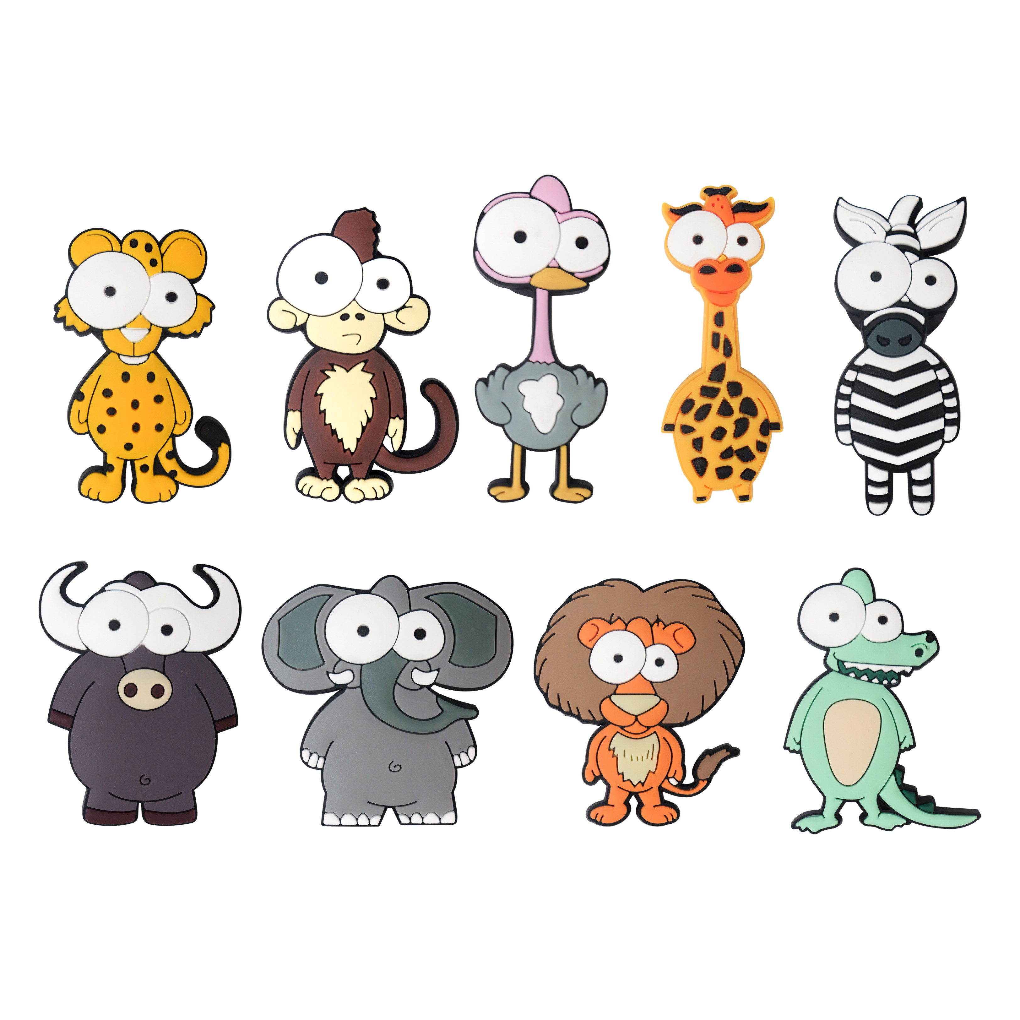 【好奇五先生】创意冰箱贴磁力贴动物冰箱装饰卡通可爱个性