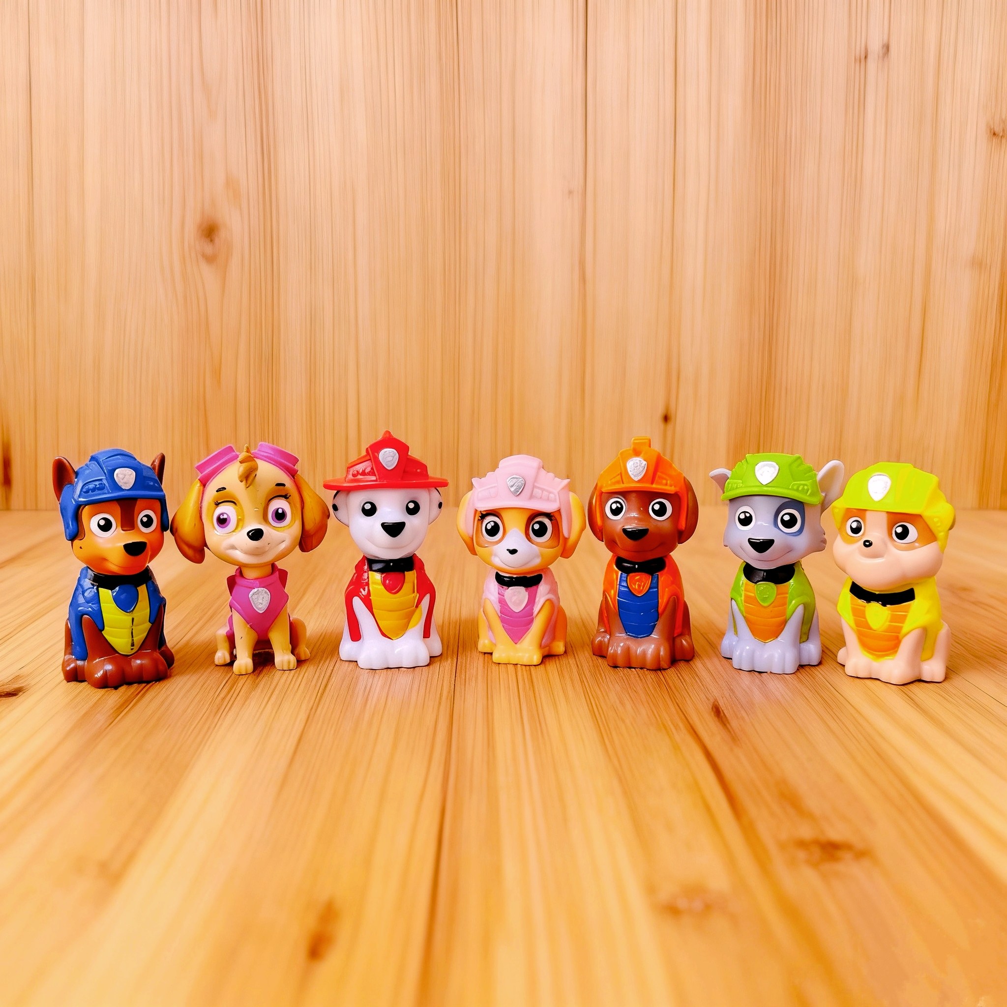 正版散货有印汪汪队狗狗公仔玩具摆件礼物模型卡通玩偶