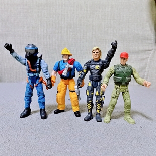 正版散货3.75寸可动人偶1:18兵人小混混打手公仔摆件模型特种部队