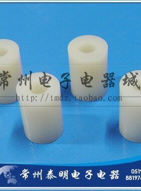 批发绝缘柱塑料ABS垫片尼龙隔离固定 圆孔支柱M3 4 5高度4-23mm