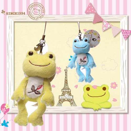 日本正版thefrog手机8cm挂件
