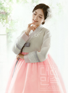 韩国进口面料韩服新娘婚礼结婚敬酒韩服768H-X02038