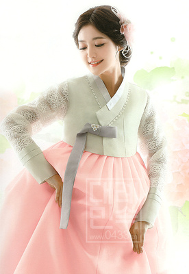 韩国进口面料韩服新娘婚礼敬酒韩服718H-X02047