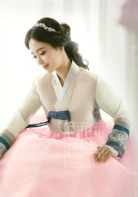 韩国进口面料韩服新娘婚礼敬酒韩服513H-X02136