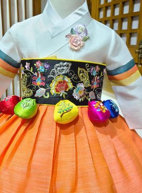 生日腰绳男女宝宝儿童韩服腰带装饰腰带（是腰带的价格）H-P11620