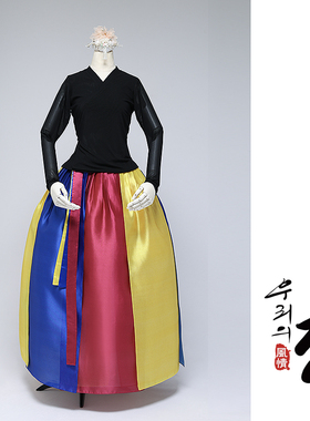朝鲜族练功服napu3色9开+beboer2色6开+3层腰裙U26702
