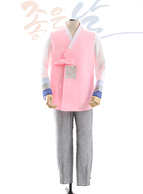 新郎结婚礼服男士韩服套装朝鲜服装传统服饰韩国婚礼敬酒服M10283