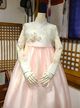 朝鲜族民俗服装新娘婚礼结婚仪式敬酒韩服婚纱礼服女士服H-X22004