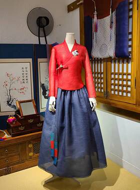 生活韩服平时穿的韩服上衣和裙子朝鲜民族服装挂件胸花 H-S11302