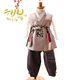 韩国宫廷传统男童韩服朝鲜族男宝宝一周岁生日礼服儿童韩服E01338