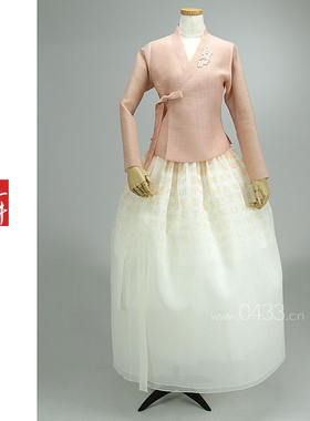 生活韩服平时穿的上衣和朝文字的裙子朝鲜民族服装 H-S11463