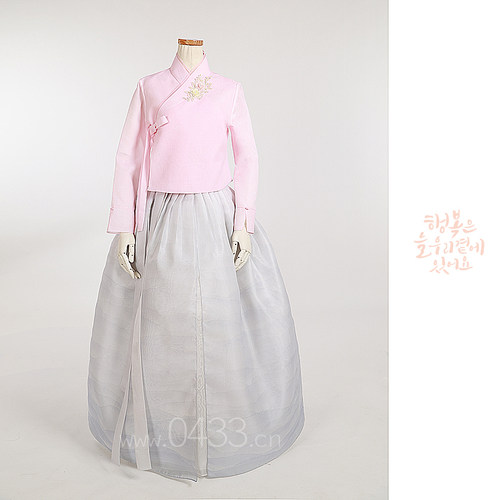 朝鲜族平时穿的生活韩服改良韩服汉欧水波纹渐变3层裙子S24082