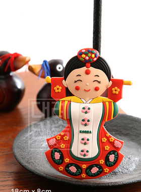 韩国工艺品新郎新娘冰箱贴H-P03540