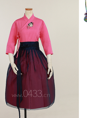 平时穿的生活韩服韩餐厅服务员韩服连衣裙多种盖裙选择S24085