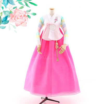 朝鲜族新娘结婚韩国女士礼服