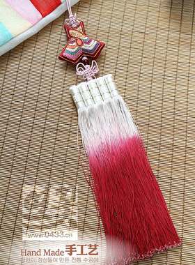 韩国原装进口牛角手绣韩服挂件 汽车挂件 力量的象征/H-P02663-3