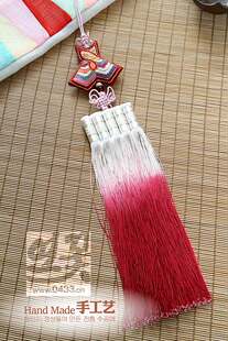 韩国原装进口牛角手绣韩服挂件 汽车挂件 力量的象征/H-P02663-3