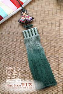 韩国原装进口牛角手绣韩服挂件 汽车挂件 力量的象征/H-P02663-1