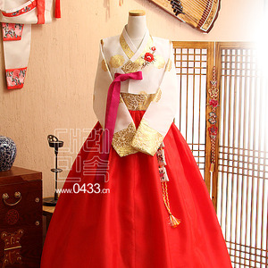 新娘婚礼结婚喜宴韩服 朝鲜族民族服装 周岁宴 H-X01194
