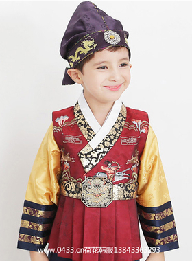 男孩舞台演出表演韩式男童韩国朝鲜族民族服装儿童韩服H-E01702