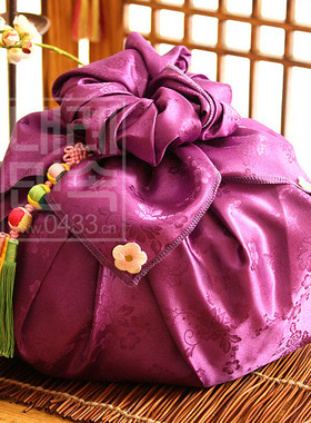 礼品包布 送礼包装 紫色韩国洋缎子单层包布 H-P06707