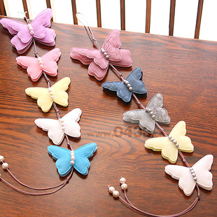 新娘韩服5串蝴蝶挂件腰裙裙子装饰品配件窗帘门帘壁饰挂饰P05924