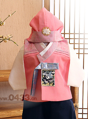 韩国宫廷传统男童韩服朝鲜族男宝宝一周岁生日礼服儿童韩服E01073