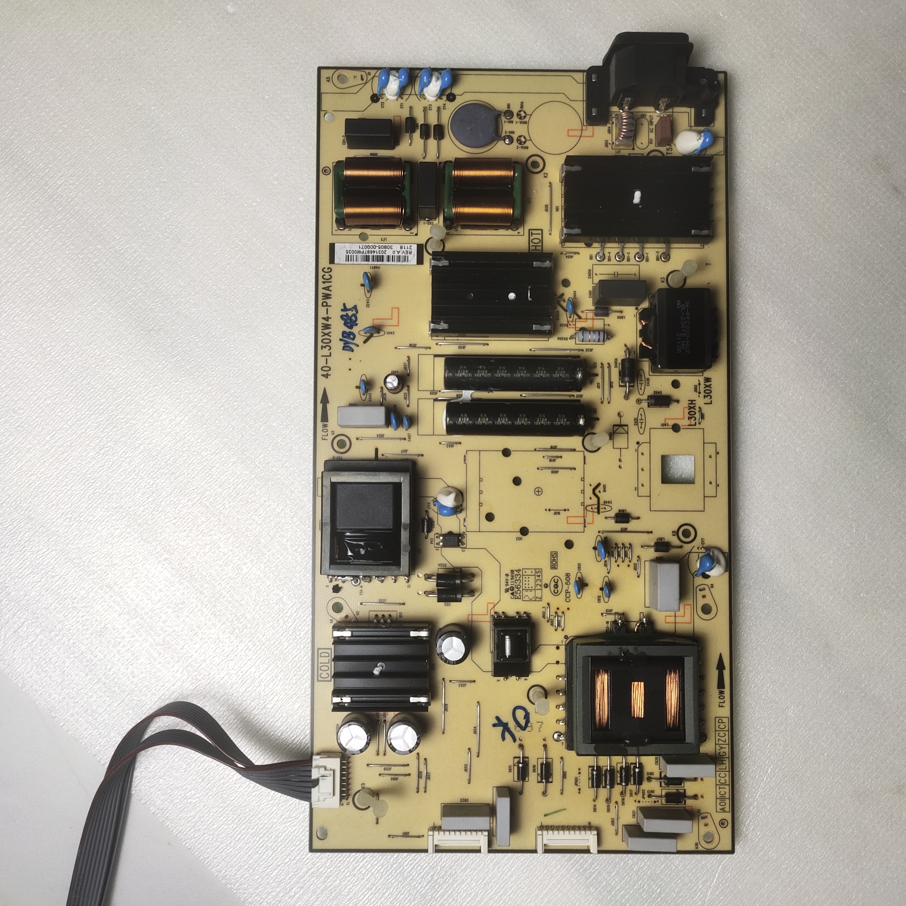 65Q10电源板40-L30XW4-PWA1ZG
