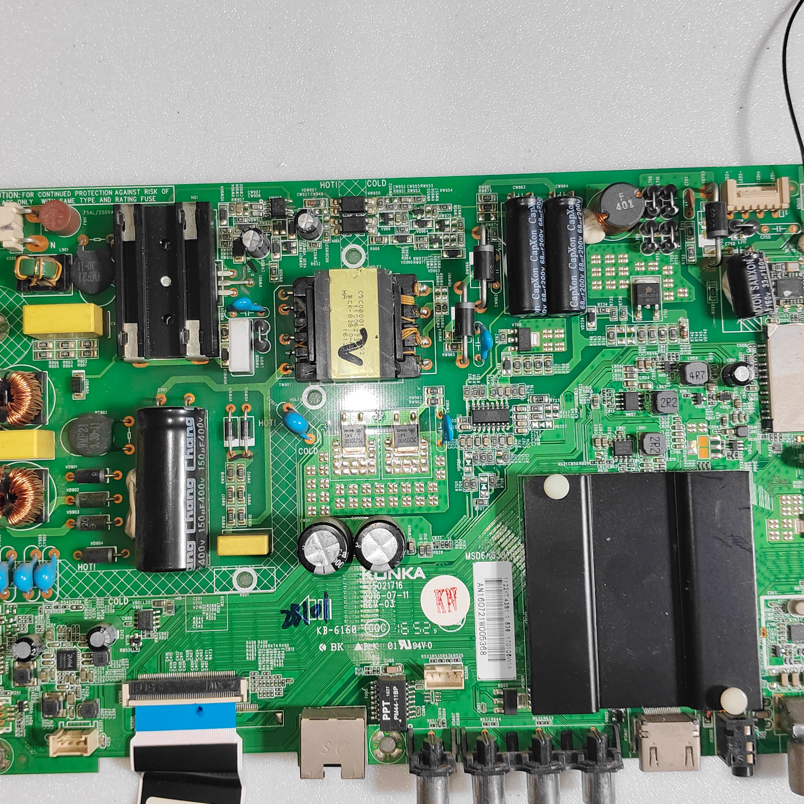 康佳LED43S1主板35021716
