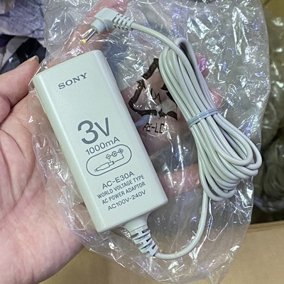 sony索尼原装3v1000mA 充电器电源适配器AC-E30A CD MD机电源