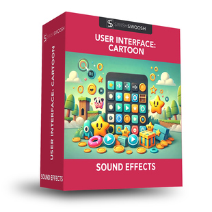 卡通风格按钮点击轻触音效 SwishSwoosh User Interface Cartoon