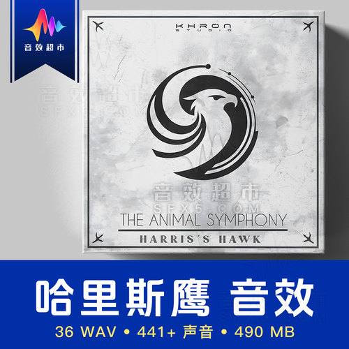 哈里斯鹰/栗翅鹰/老鹰猛禽叫声音效 Khron Studio - Harris Hawk