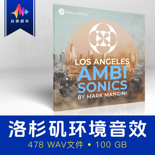 美国洛杉矶城市氛围环绕声音效 Pro Sound Effects LA Ambisonics