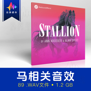 马匹群马奔腾小跑嘶鸣马蹄声音效 Pro Sound Effects Stallion