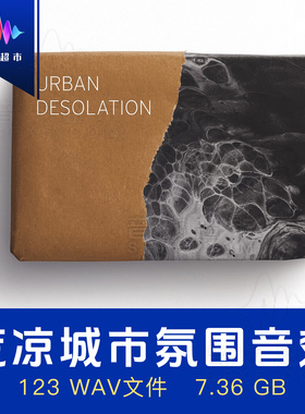 荒凉封锁城市氛围后末日环境音效 Edible Audio Urban Desolation