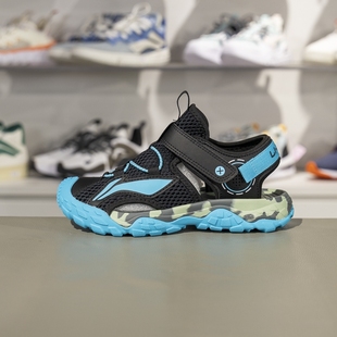 YKUT032 男大童包头透气舒适轻便溯溪鞋 李宁儿童运动凉鞋 2025夏季