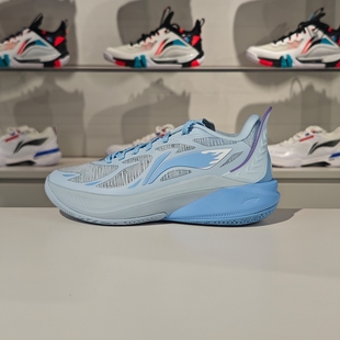 男大童音速12反光轻量低帮篮球鞋 新品 YKBU054 2024夏季 李宁童鞋