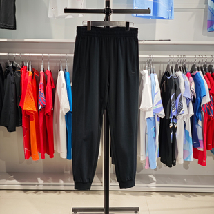 AKLT249 运动潮流系列男子束脚宽松舒适运动长裤 李宁卫裤 2023夏季