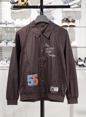 李宁休闲外套2023秋季新款篮球系列男子宽松翻领运动夹克AFDT883