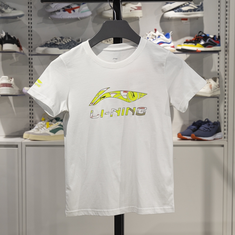 李宁短袖儿童纯棉透气短袖T恤