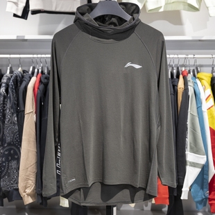 套头连帽卫衣上衣ATLU125 T恤CBA篮球2025秋季 正品 李宁男子长袖