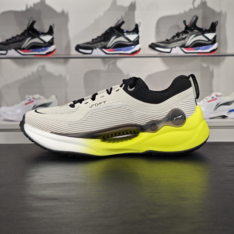 李宁防滑男子系带清凉透气休闲鞋