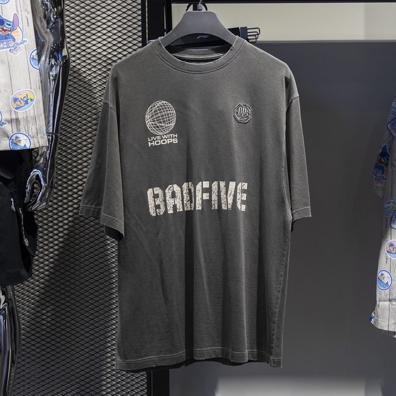 李宁短袖男子纯棉透气T恤