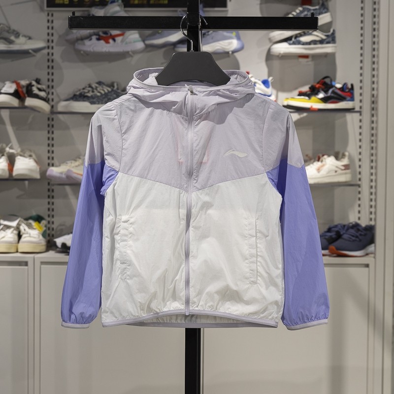 李宁男女童速干防晒衣2024新款反光冰感舒适轻薄运动风衣YFDU243,运动服/休闲服装,运动风衣,淘宝优惠券,粉丝福利购,淘宝优惠卷