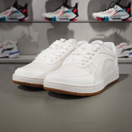 李宁防滑男子系带透气休闲鞋